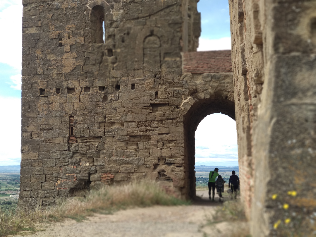 Entrada castillo portico principa