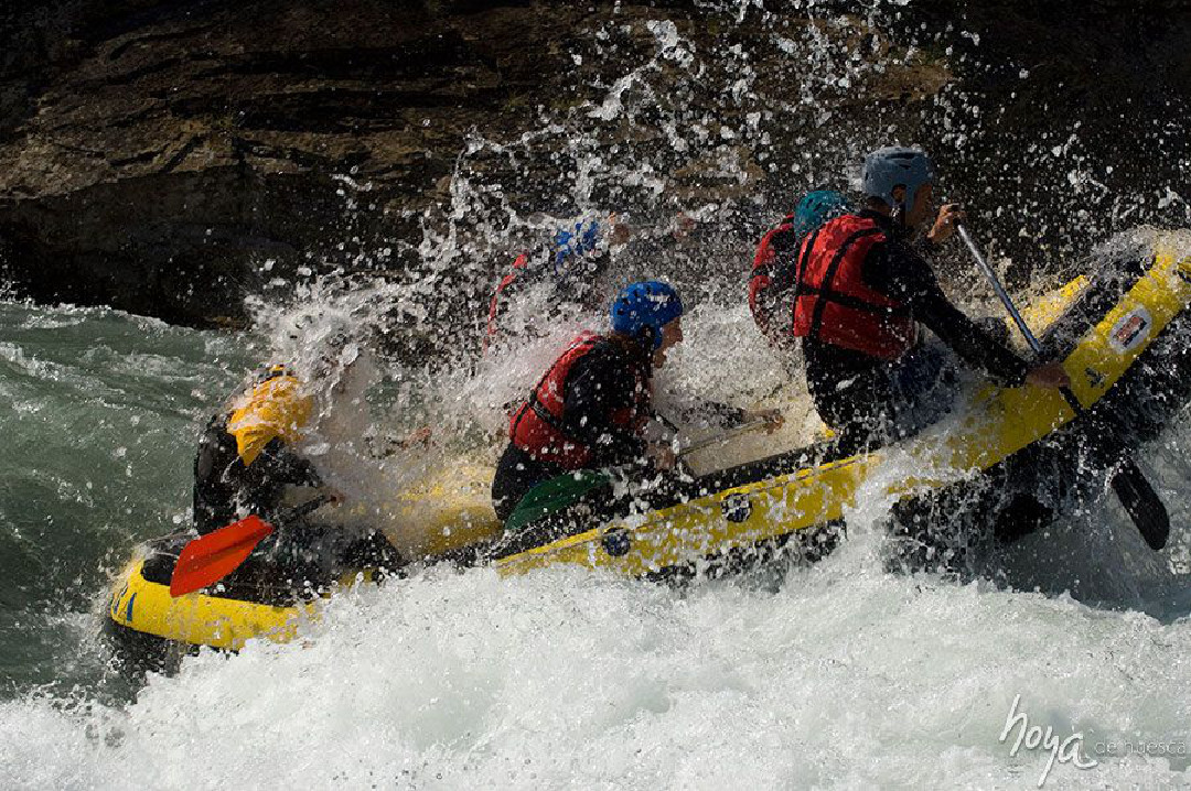 Rafting rio Gallego Turismo hoya de Huesca