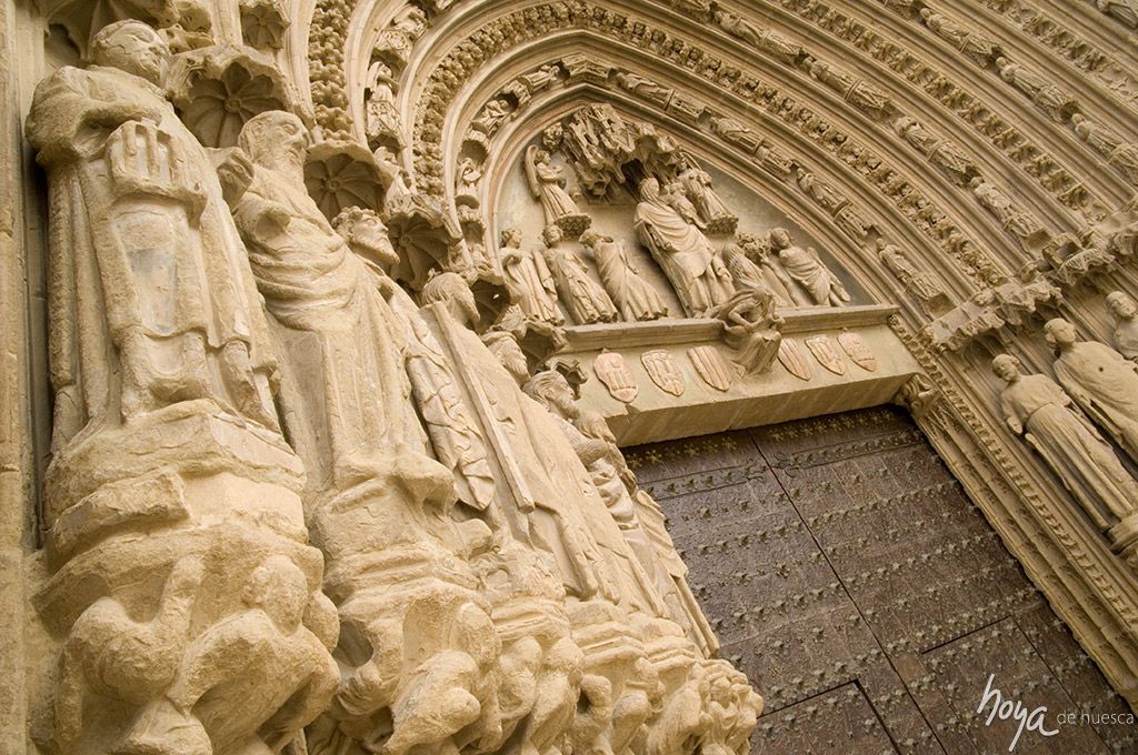 Detalle catedral de Huesca