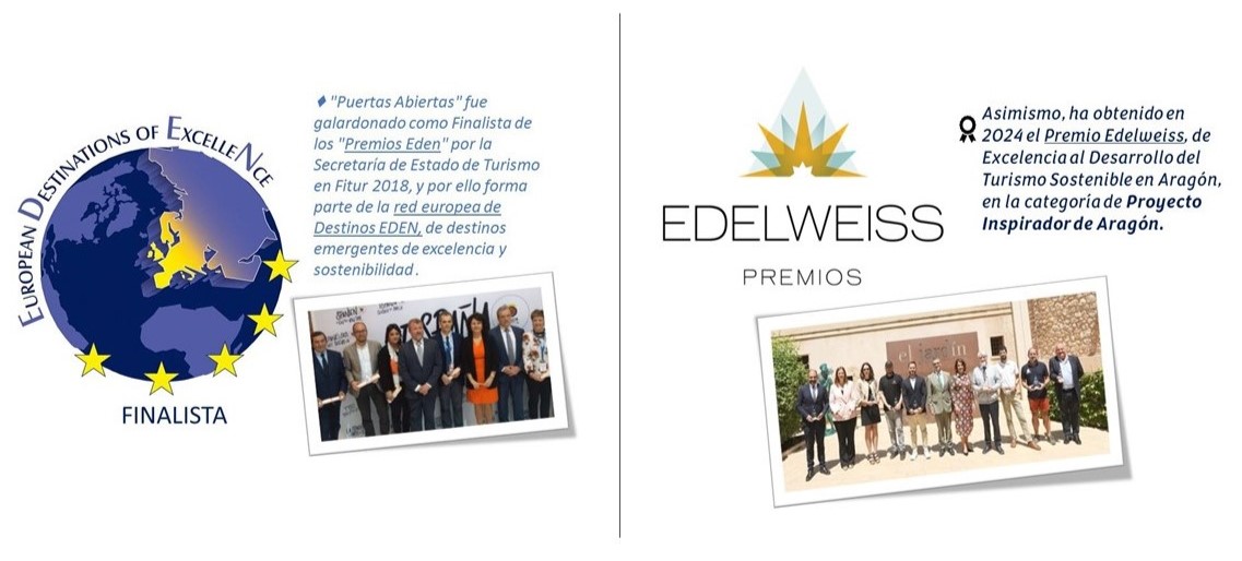 Collage premios Eden y Edelweiss PA