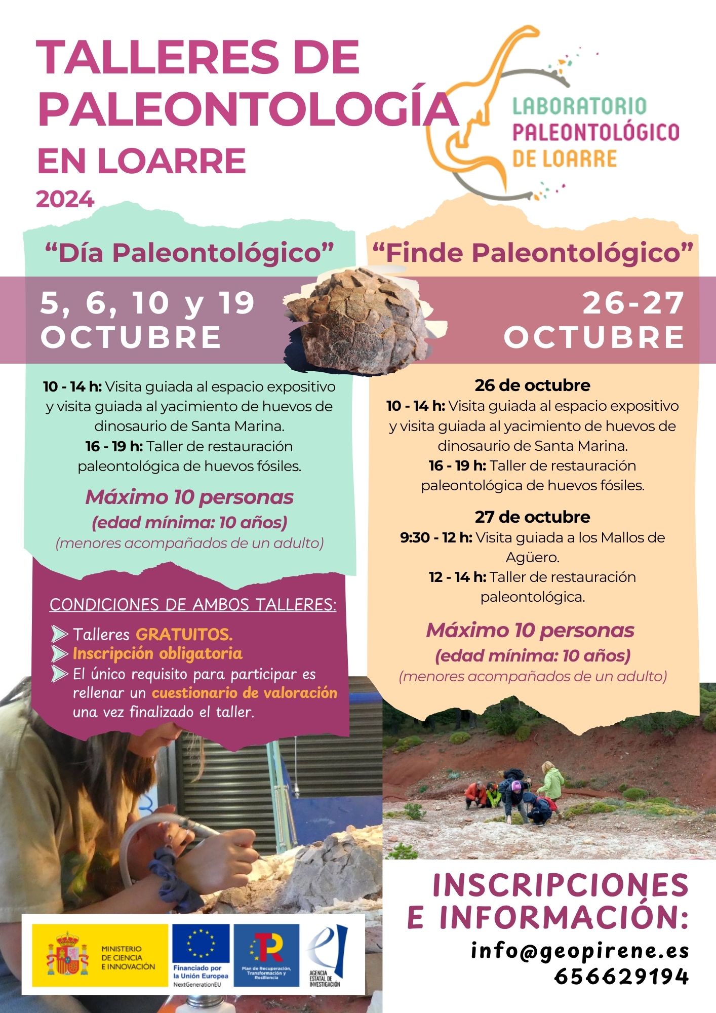 Talleres paleo Loarre 2024